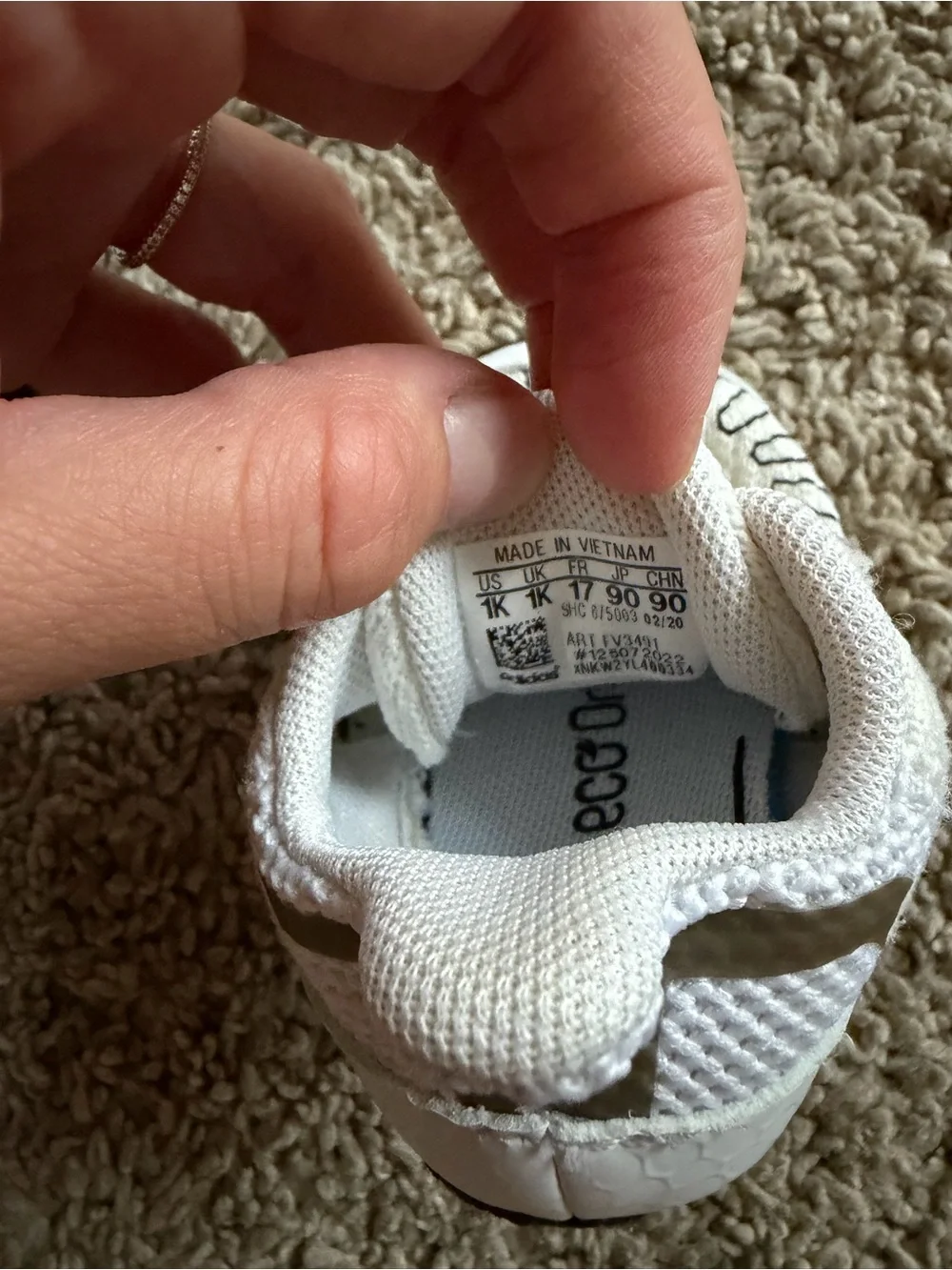 adidas size
